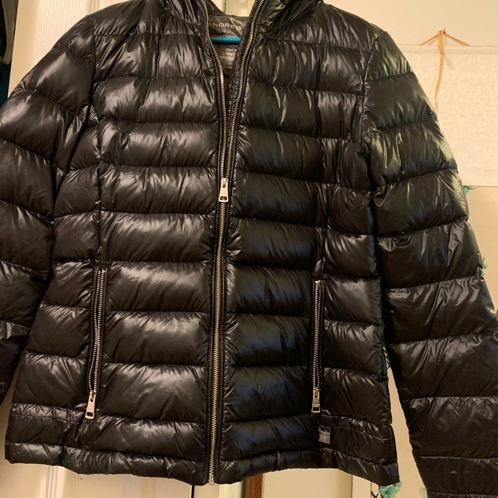 Women’s black down jacket